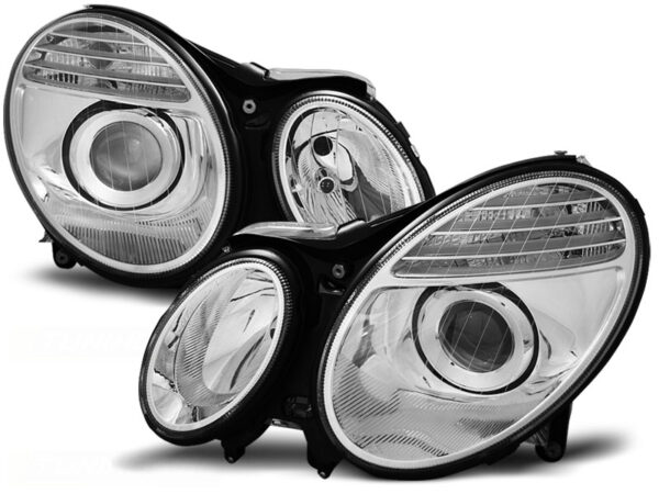 Frontlykter Mercedes W211 E-Class 03.02-04.06 Xenon Krom – uten AFS