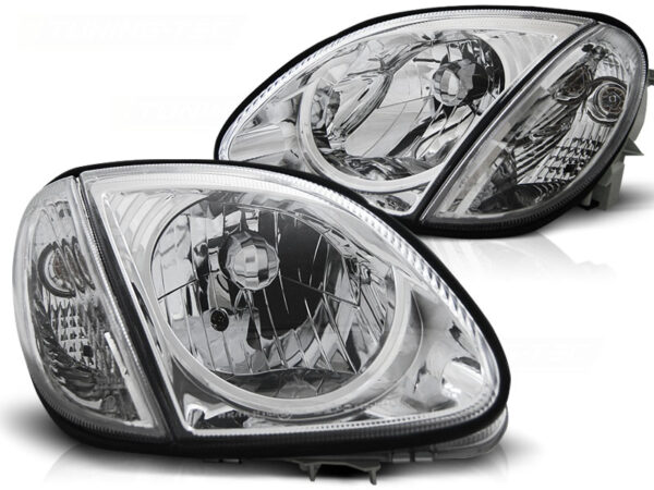 Frontlykter Mercedes R170 SLK 04.96-04 Krom
