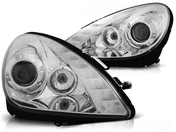 Frontlykter Mercedes R171 SLK 04-11 Krom – bilde 2 av 2