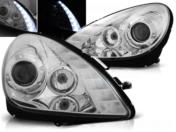 Frontlykter Mercedes R171 SLK 04-11 Krom – bilde 1 av 2