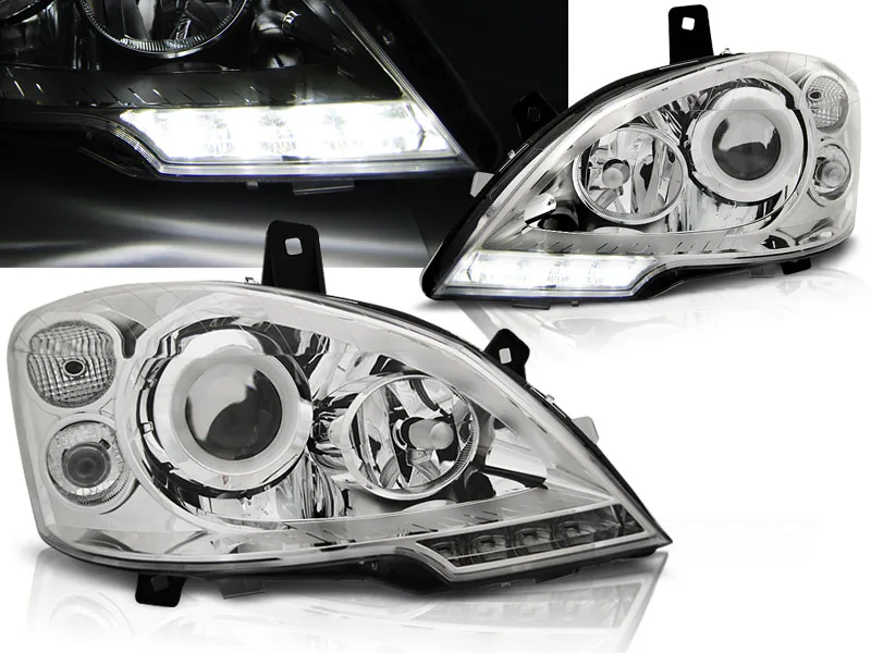 Frontlykter Mercedes Vito W639 10.10-5.14 True Drl Chrome