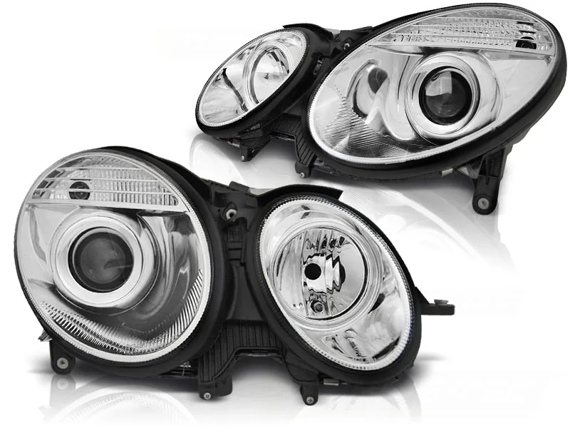 Frontlykter Mercedes W211 E-Klasse 05.06-09 Chrome