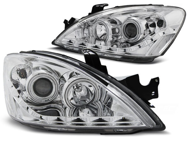 Frontlykter Mitsubishi Lancer 7 04-07 Daylight Krom – bilde 2 av 2