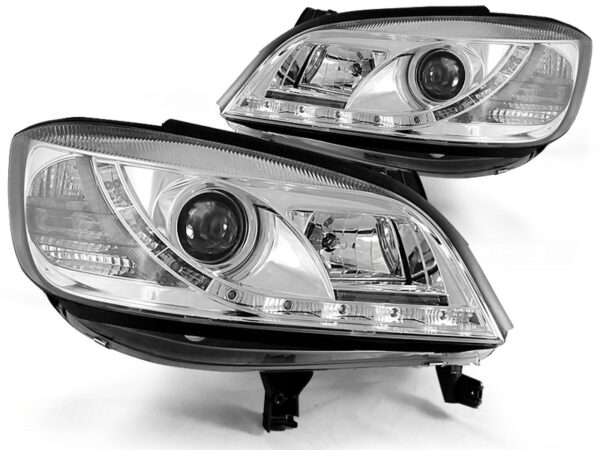 Frontlykter Opel Zafira 04.99-06.05 Daylight Krom – bilde 2 av 2