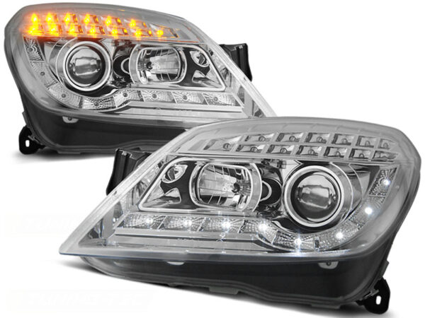 Frontlykter Opel Astra H 03.04-10 Daylight Krom – bilde 2 av 2
