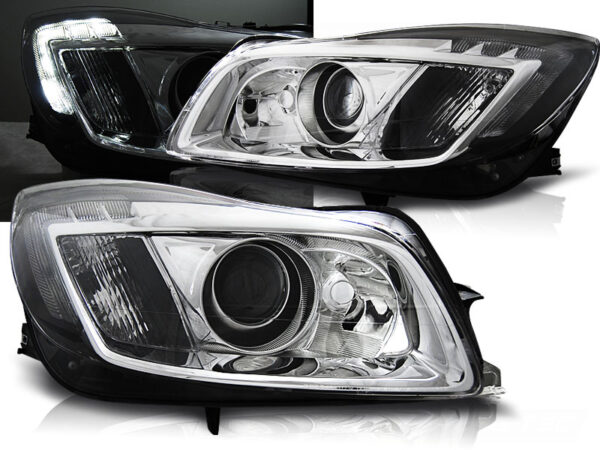 Frontlykter Opel Insignia 08-12 Krom TRU DRL – bilde 1 av 2