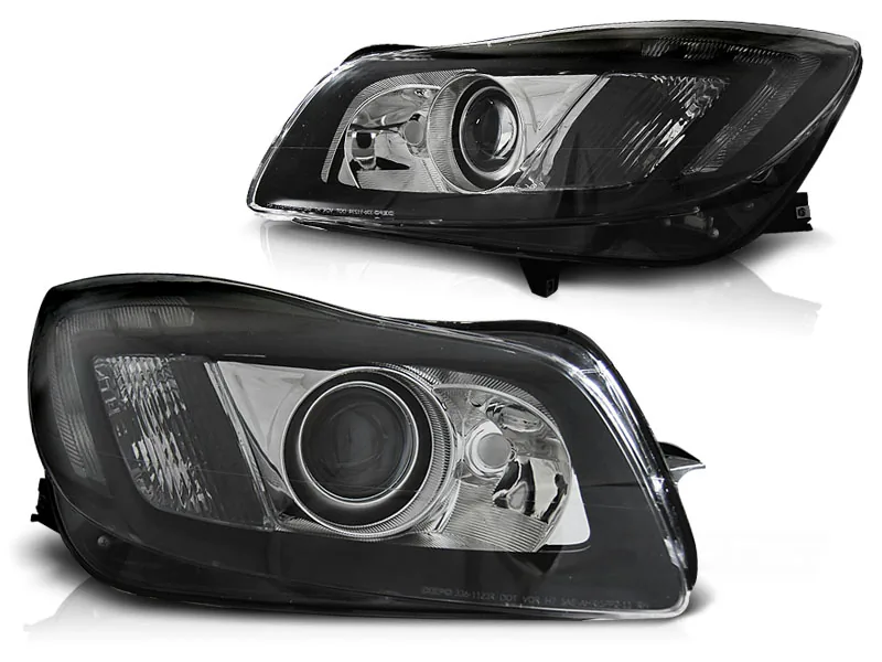 Frontlykter Opel Insignia 08-12 Black TRU Drl - Bilde 2