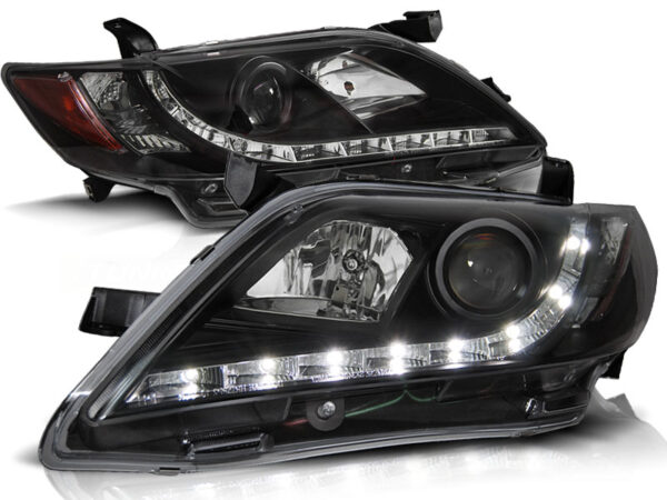 Frontlykter Toyota Camry 6 Xv40 06-09 Daylight Svart – bilde 2 av 2