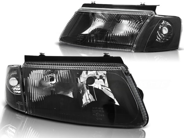 Frontlykter VW Passat B5 3B 11.96-08.00 Svart