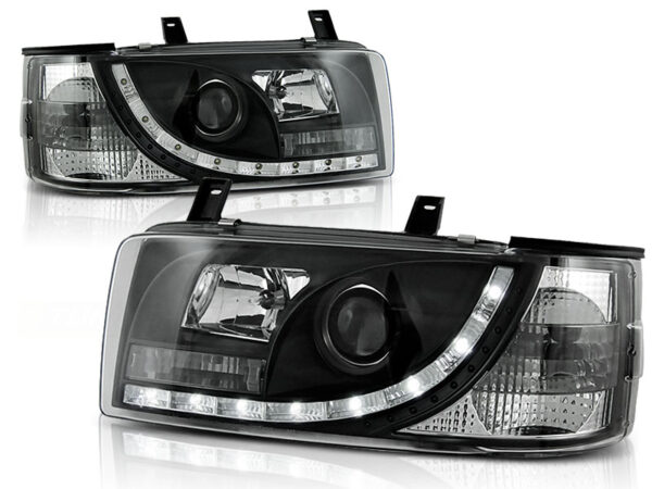 Frontlykter VW T4 90-03.03 Transporter Daylight Svart – bilde 2 av 2