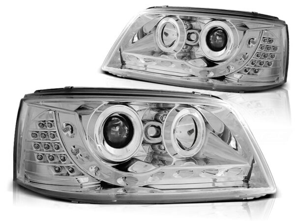 Frontlykter VW T5 04.03-08.09 Daylight Krom – bilde 2 av 2