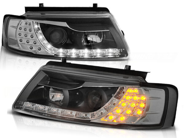 Frontlykter VW Passat B5 11.96-08.00 Daylight Svart – bilde 2 av 2