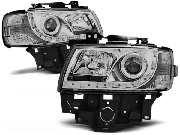 Frontlykter VW T4 08.96-03.03 Bus Daylight Krom – bilde 2 av 2
