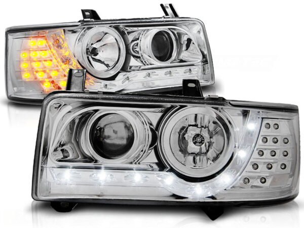 Frontlykter VW T4 90-03.03 Transporter Daylight Krom – bilde 2 av 2