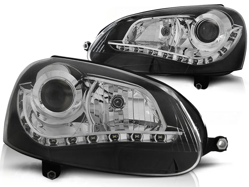 Frontlykter VW Golf 5 Xenon Black