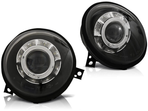 Frontlykter VW Lupo 98-05 Daylight Svart – bilde 2 av 2