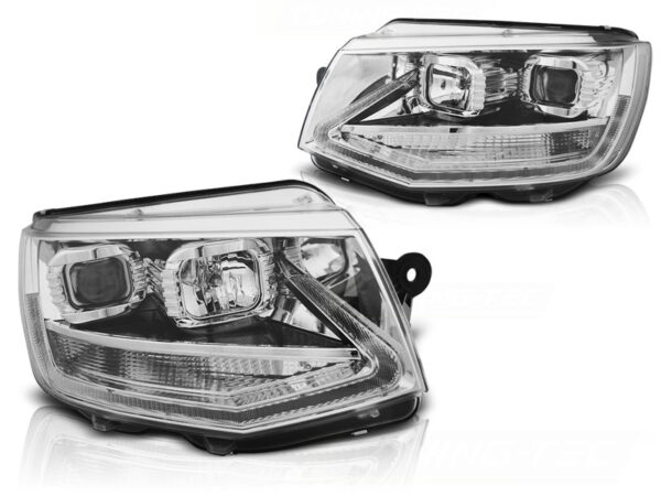 Frontlykter VW T6 15-19 TRU DRL Krom – bilde 2 av 2
