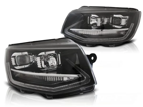 Frontlykter VW T6 15-19 TRU DRL Svart – bilde 2 av 2