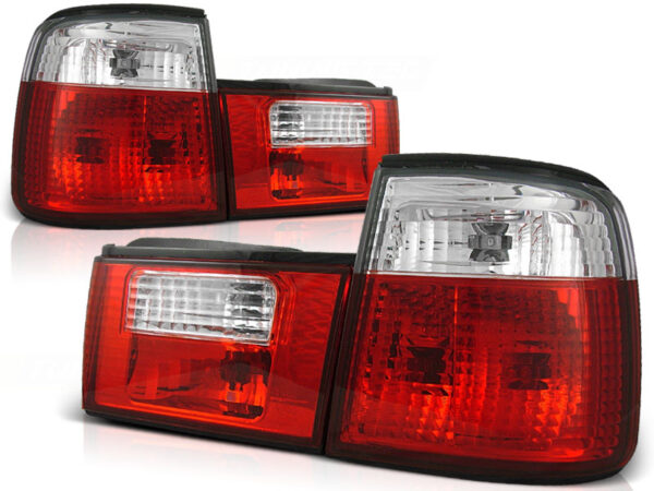 Baklykter Bmw E34 02.88-12.95 Red White