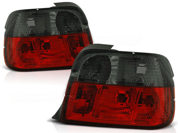 Baklykter Bmw E36 12.90-08.99 Kompakt Red Smoke