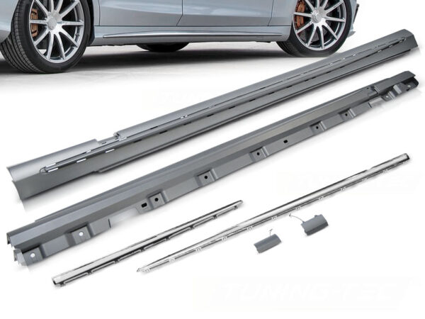 Sideskjørt Mercedes S-Class W222 13-18 Lang Versjon Sport Krom – bilde 1 av 2