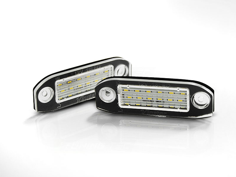 Skiltlys Volvo S40 / V50 / S60 / V70 / S80 / XC60 / XC70 / XC90 Led - Bilde 2