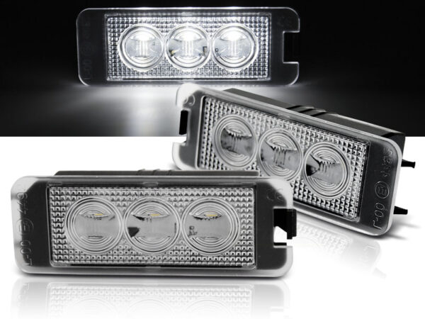 LED-skiltlys 3xLED VW Golf IV, V, VI, VII Passat B6, Passat CC, Scirocco – bilde 1 av 2