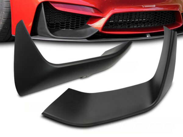 Frontsplitter BMW F80/F82/F83 Performance Style Matt Svart – bilde 1 av 2