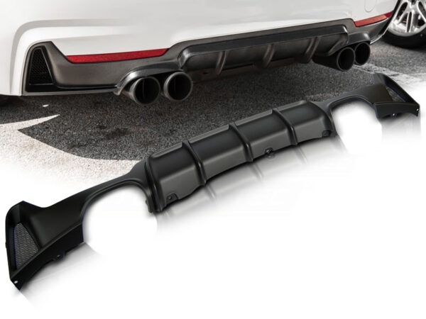 Diffuser BMW F32/F33 13-20 M-Performance Quad Utgang – bilde 1 av 2