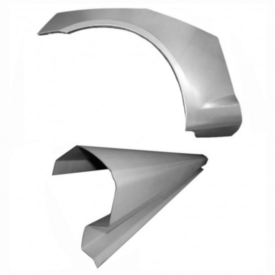 Reparasjonsplate Terskel Med Bakskjerm Alfa Romeo GT 03-10 Høyre Sett - Bilde 2