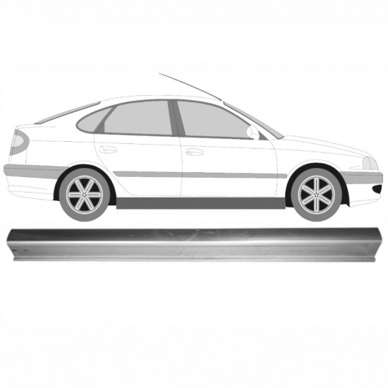 Reparasjonsplate Terskel Toyota Avensis T22 1997-2003 Høyre