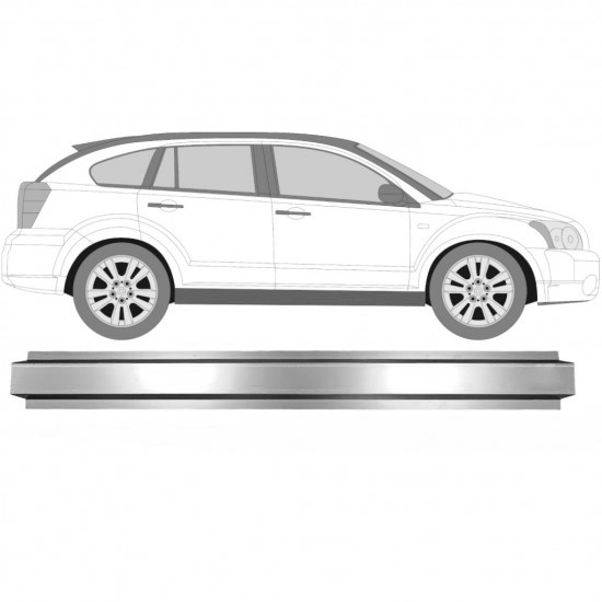 Reparasjonsplate Terskel Dodge Caliber 06-13 Venstre = Høyre