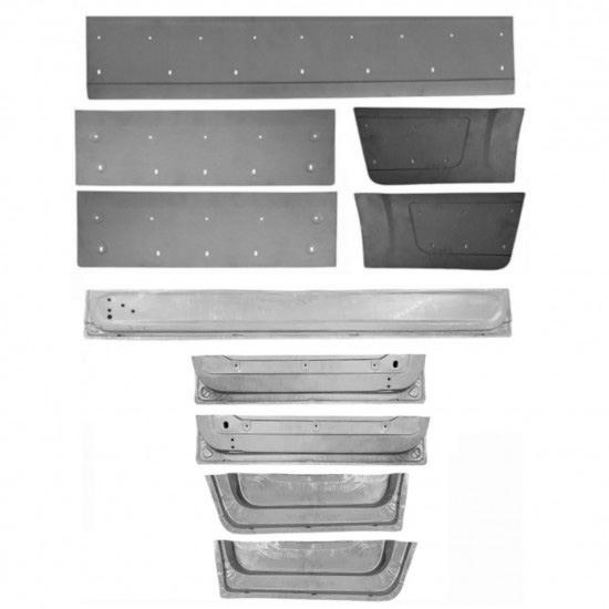 Reparasjonsplate Dør Indre / Ytre Fiat Ducato / Peugeot Boxer 2006- Sett - Bilde 2