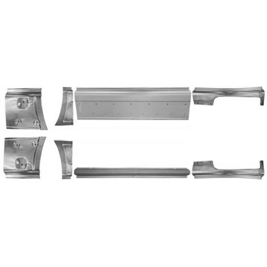 Sett Med Reparasjonsplater Fiat Ducato 06-14 Venstre+Høyre - Bilde 2