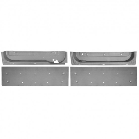 Reparasjonsplate Bakdør Fiat Ducato / Peugeot Boxer 2006- Sett - Bilde 2