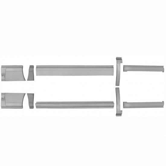 Reparasjonsplate Terskel Med Bakreskjerm Fiat Ducato / Peugeot Boxer 94-06 Sett - Bilde 2