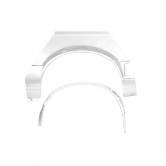 Reparasjonsplate Bakskjerm BMW 3 E30 87-94 Venstre Sett - Bilde 2