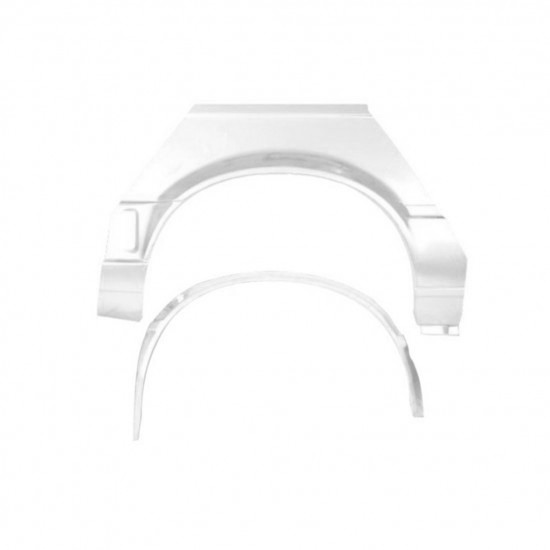 Reparasjonsplate Bakskjerm BMW 3 E30 87-94 Høyre Sett - Bilde 2