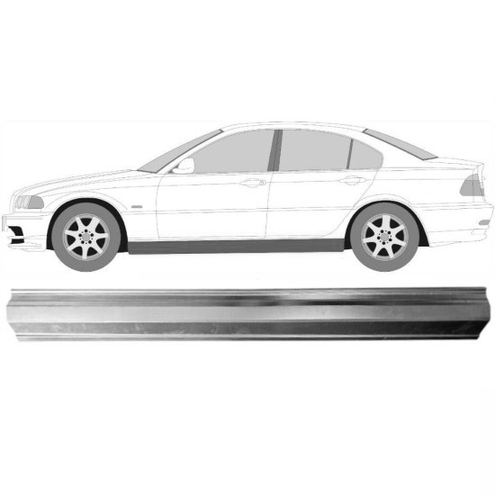 Reparasjonsplate Terskel BMW 3 E46 98-06 Venstre
