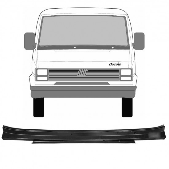 Reparasjonsplate Torpedovegg Fiat Ducato / C25 / J5 81-94