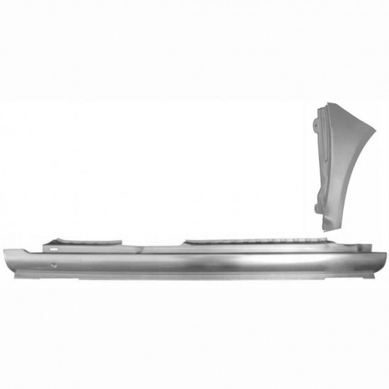 Reparasjonsplate Terskel Med Framskjerm Volkswagen Golf 4 97-06 Høyre Sett - Bilde 2