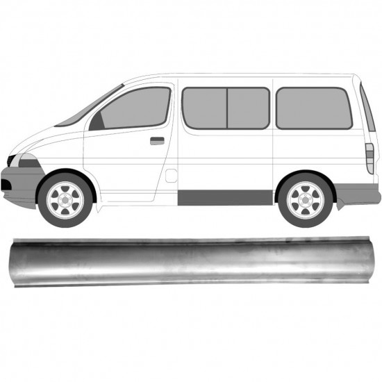 Reparasjonsplate Side Toyota Hiace 95-06 Venstre