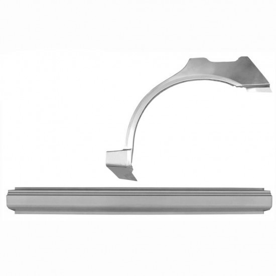 Reparasjonsplate Terskel Med Bakskjerm Lexus IS 200 98-05 Venstre Sett - Bilde 2