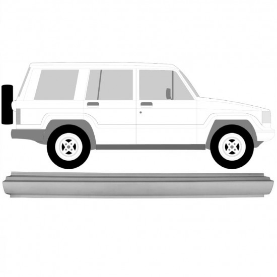 Reparasjonsplate Terskel Isuzu Trooper 1983-2005 Venstre = Høyre