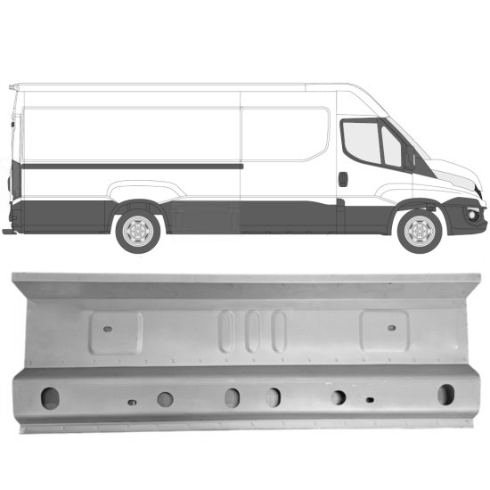 Reparasjonsplate Side Iveco Daily 14-16 Venstre = Høyre