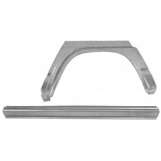 Reparasjonsplate Terskel Med Bakskjerm Nissan Patrol Y60 GY60 1990-1997 Venstre Sett - Bilde 2