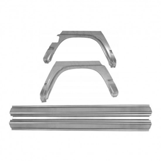 Reparasjonsplate Terskel Med Bakskjerm Nissan Patrol Y60 GY60 1990-1997 Venstre/Høyre Sett - Bilde 2