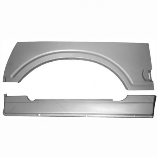 Terskel Med Reparasjonsplate Framskjerm Suzuki Samurai 1981- Venstre Sett - Bilde 2