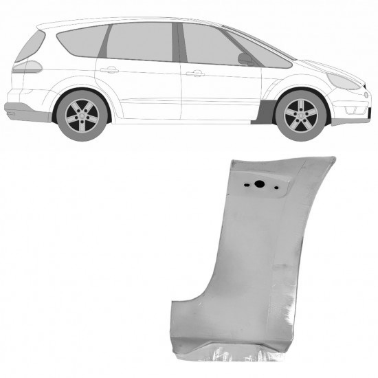 Reparasjonsplate Framskjerm Ford S-MAX 2006-2015 Høyre