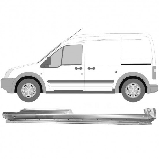 Terskel Ford Transit Connect 03-13 Venstre